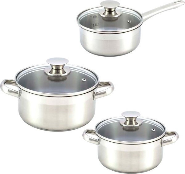 Набор кастрюль Кухар Крокус Традиция КК2-13С - фото