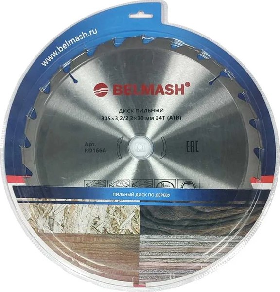 Пильный диск БЕЛМАШ 305x3.2/2.2x30 24T / RD166A