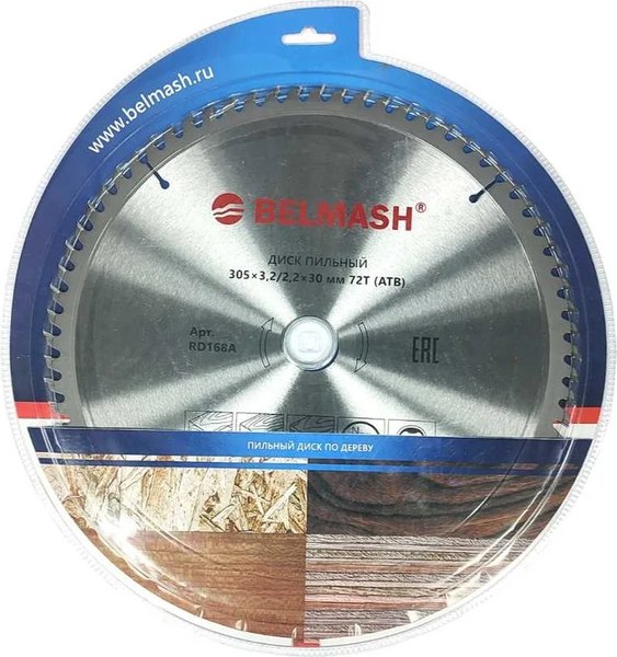 Пильный диск БЕЛМАШ 305x3.2/22x30 72T / RD168A