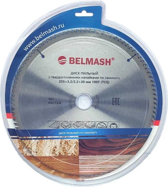Пильный диск БЕЛМАШ 255x3.2/2.2x30 100T / RD172A