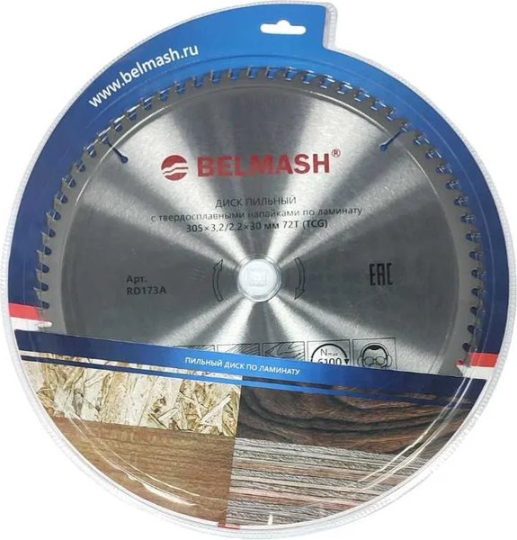 Пильный диск БЕЛМАШ 305x3.2/2.2x30 72T / RD173A