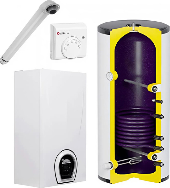 Газовый котел Federica Bugatti 24В + S-Tank PWR 150 - фото