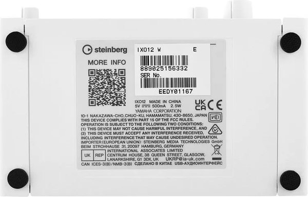 Аудиоинтерфейс Steinberg IXO12