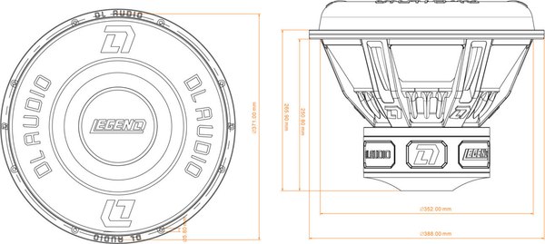 Головка сабвуфера DL Audio Legend 15
