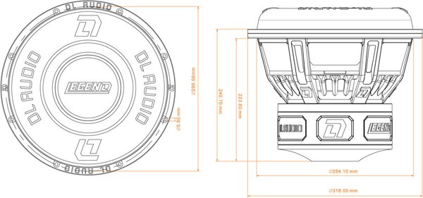 Головка сабвуфера DL Audio Legend 12