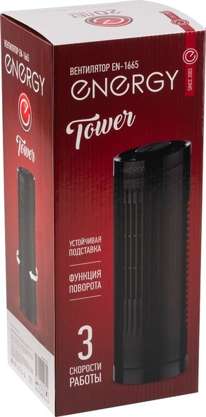 Вентилятор Energy EN-1665 Tower (черный)