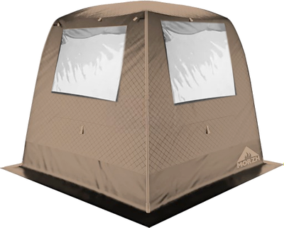 Палатка-баня MORZH 2 окна (бежевый) - фото