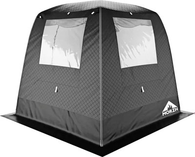 Палатка-баня MORZH 2 окна (черный) - фото