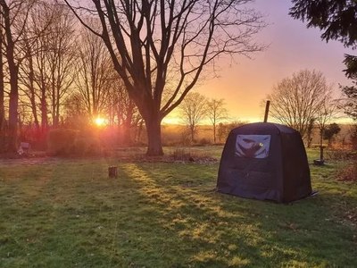 Палатка-баня MORZH 2 окна (черный)