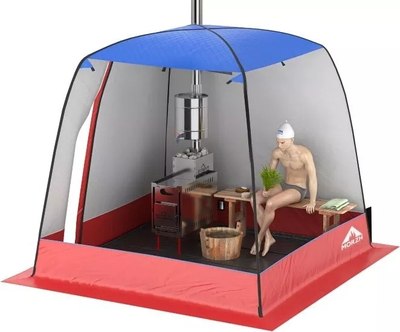 Палатка-баня MORZH Sky 1 окно (черный)