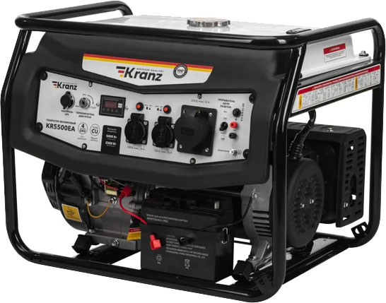 Бензиновый генератор Kranz KR5500EA / KR-16-1135 - фото