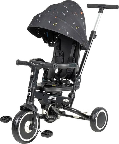 Трехколесный велосипед с ручкой Farfello 6699 - фото