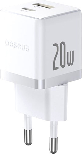 Адаптер питания сетевой Baseus Palm C+U 20W EU / P10111608213-00 - фото