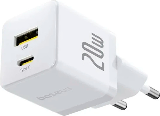 Зарядное устройство сетевое Baseus Palm C+U 20W EU / P10111608213-01