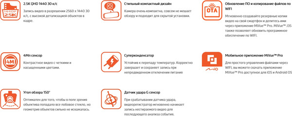 Автомобильный видеорегистратор Mio MiVue J30