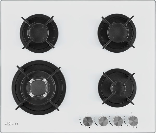 Газовая варочная панель Zugel ZGH603W - фото