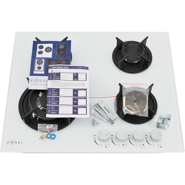 Газовая варочная панель Zugel ZGH603W