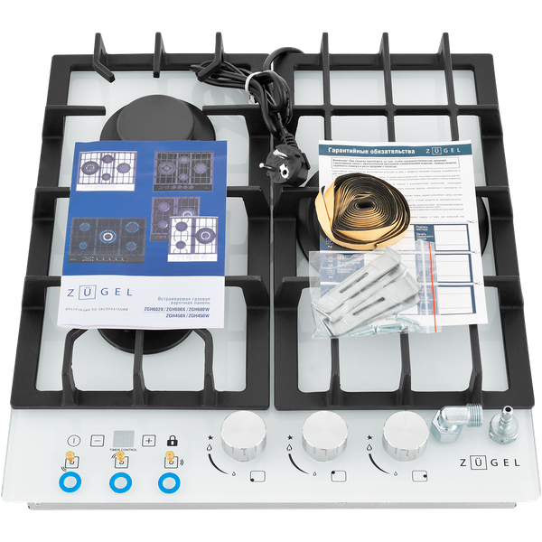 Газовая варочная панель Zugel ZGH450W