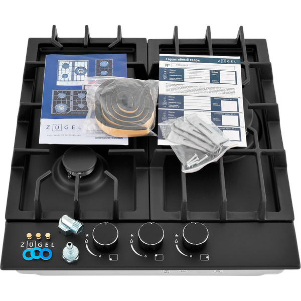 Газовая варочная панель Zugel ZGH450B