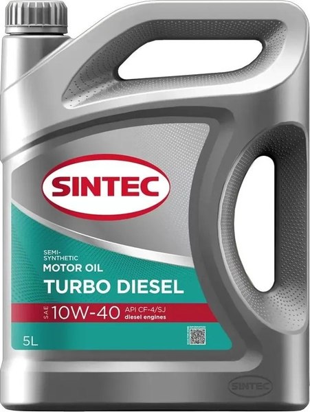 Моторное масло Sintec Turbo Diesel 10W40 CF-4/SJ / 102538 - фото