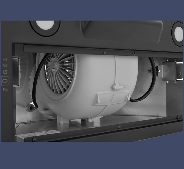 Вытяжка скрытая Zugel ZHI522B