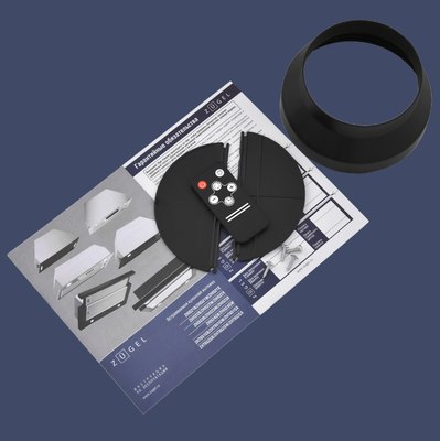 Вытяжка телескопическая Zugel ZHT652GW