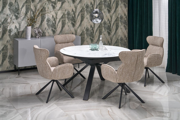 Обеденный стол Halmar Vertigo 130-180x130x76