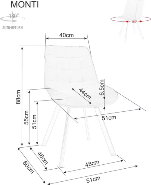Стул Signal Monti Velvet