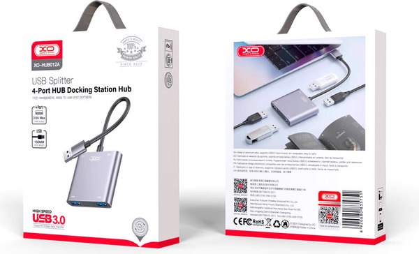 USB-хаб XO USB-хаб 4-в-1 / HUB012A