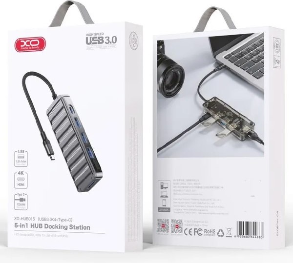 USB-хаб XO USB-хаб 5в1 / HUB015