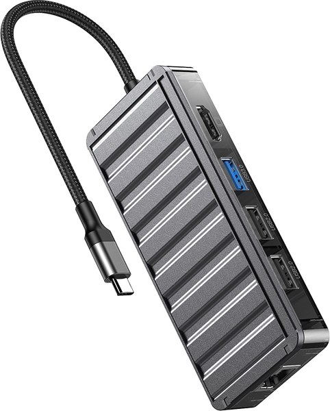 Док-станция для ноутбука XO USB-хаб 7в1 / HUB016 - фото