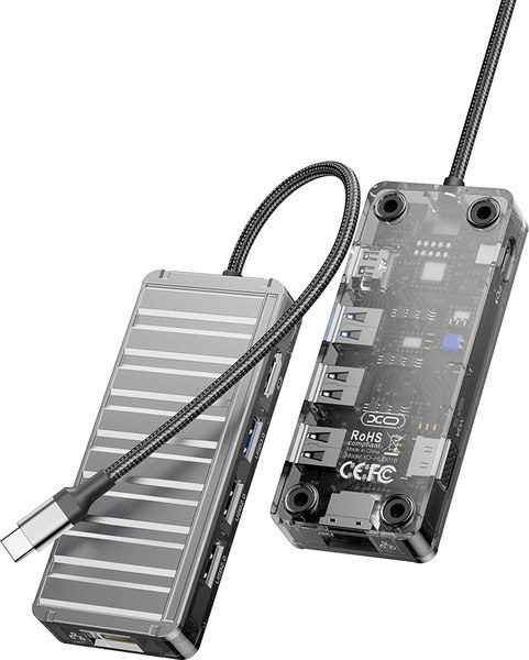 Док-станция для ноутбука XO USB-хаб 7в1 / HUB016