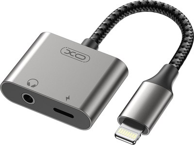 Адаптер XO С Lightning на Lighting + 3.5мм / NB-R258B - фото