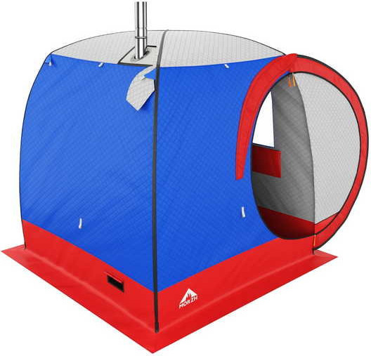 Палатка-баня MORZH Lux 1 окно (триколор)