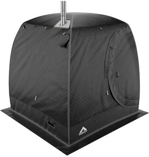 Палатка-баня MORZH Lux 1 окно (черный) - фото