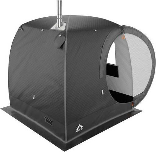 Палатка-баня MORZH Lux 1 окно (черный)