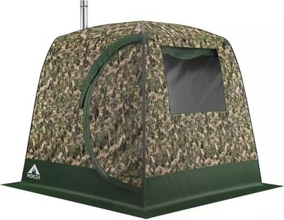 Палатка-баня MORZH Lux 2 окна (камуфляж)