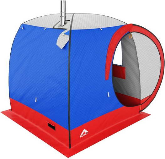 Палатка-баня MORZH Lux 2 окна (триколор)