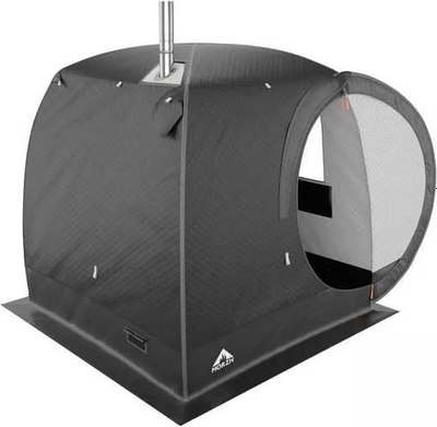 Палатка-баня MORZH Lux 2 окна (черный)