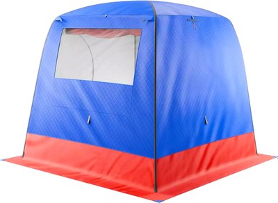 Палатка-баня MORZH XL Lux (синий/красный) - фото