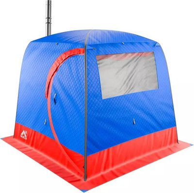Палатка-баня MORZH XL Lux (синий/красный)