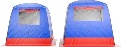 Палатка-баня MORZH XL Lux (синий/красный)