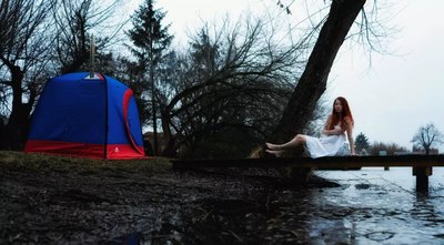 Палатка-баня MORZH XL Lux (черный)