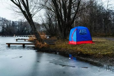 Палатка-баня MORZH XL Lux (черный)