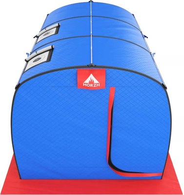 Палатка-баня MORZH Max (синий/красный)