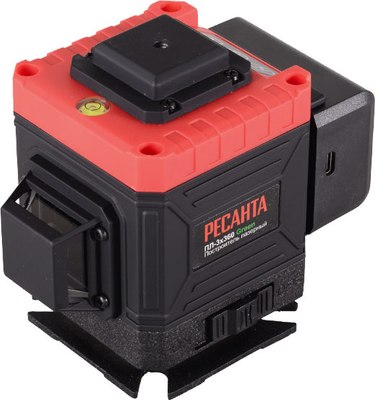 Лазерный уровень Ресанта ПЛ-3Х360 Green