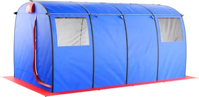 Палатка-баня MORZH Max XL (синий/красный) - фото