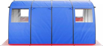 Палатка-баня MORZH Max XL (синий/красный)