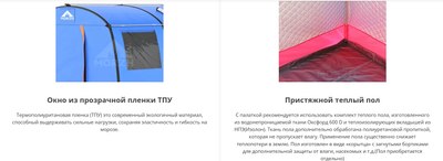 Палатка-баня MORZH Max XL (синий/красный)