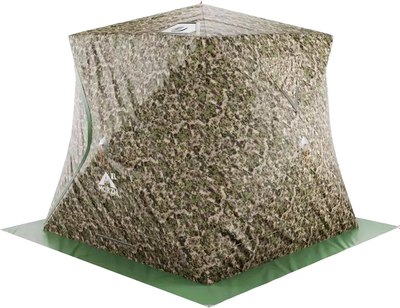 Палатка-баня MORZH Куб XL Light с внутренним тентом (камуфляж)